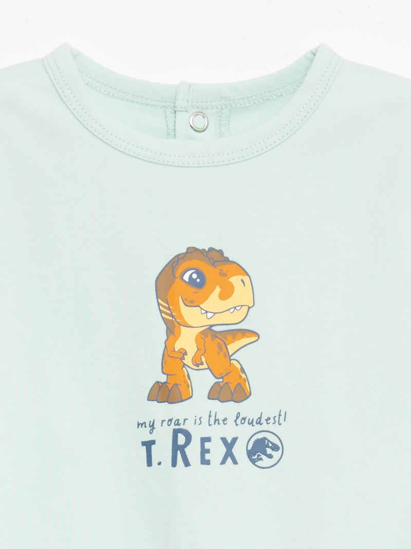 Set di 2 pigiami 'Jurassic World' Verde - Kiabi