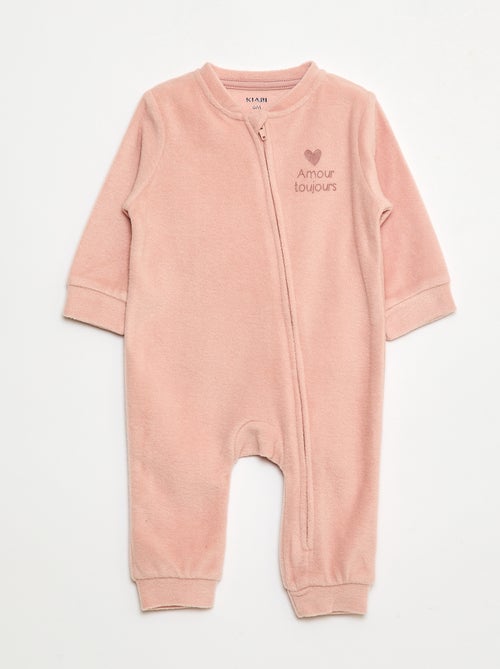 Set di 2 pigiami tuta in pile - 2 pezzi - Kiabi