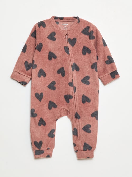 Set di 2 pigiami tuta in pile - 2 pezzi - Kiabi