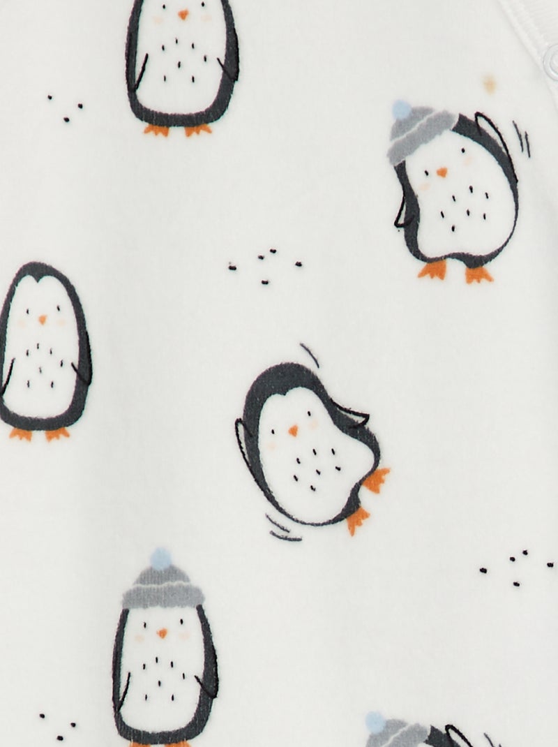 Set di 2 pigiami tutina BIANCO - Kiabi