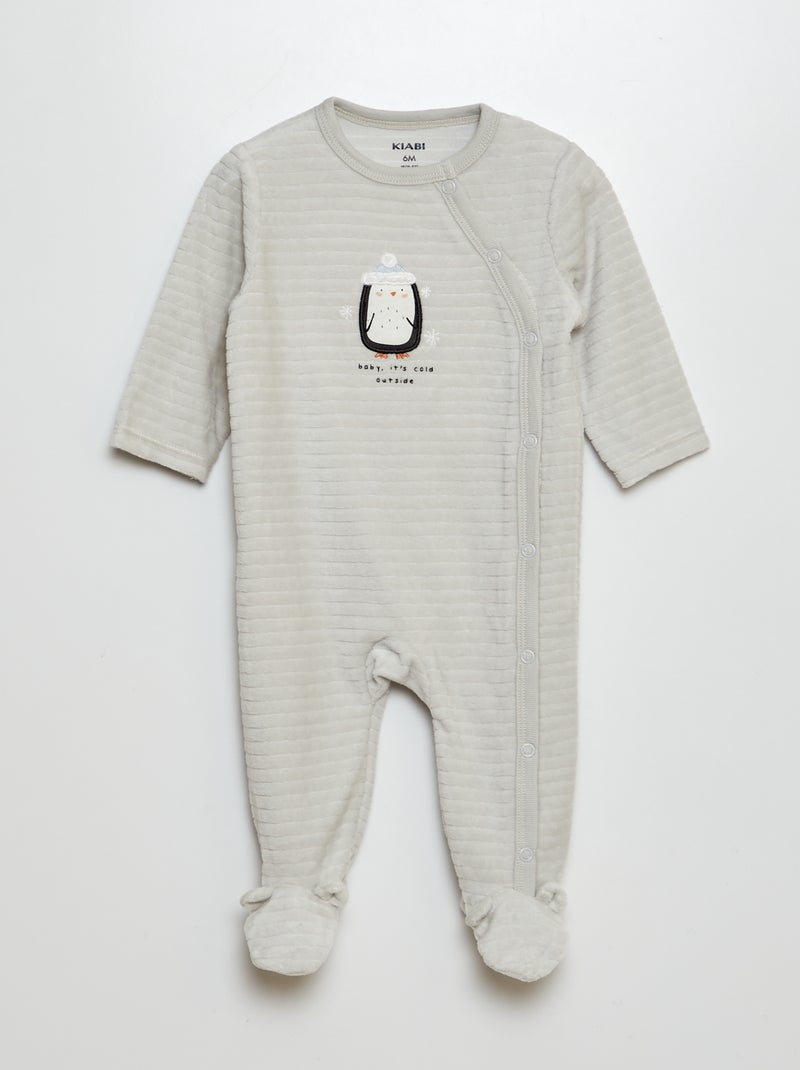 Set di 2 pigiami tutina BIANCO - Kiabi