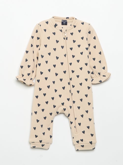 Set di 2 pigiamini interi in pile - Kiabi Set di 2 pigiamini interi in pile - Kiabi