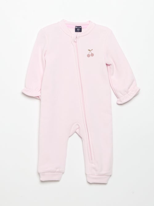 Set di 2 pigiamini interi in pile - Kiabi