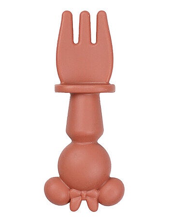 Set di 2 posate in silicone Thermobaby Minnie Baby cucchiaio e forchetta