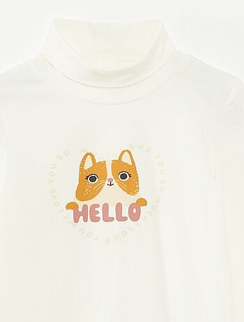Set di 2 pullover leggeri con collo a dolcevita