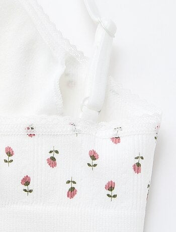 Set di 2 reggiseni a triangolo in costina