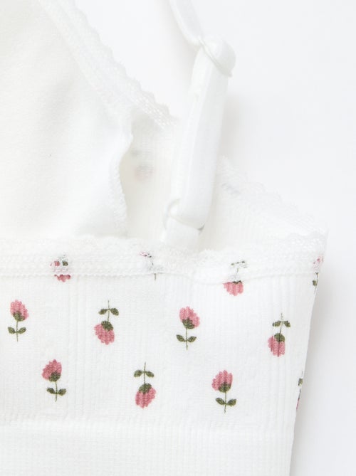 Set di 2 reggiseni a triangolo in costina - Kiabi