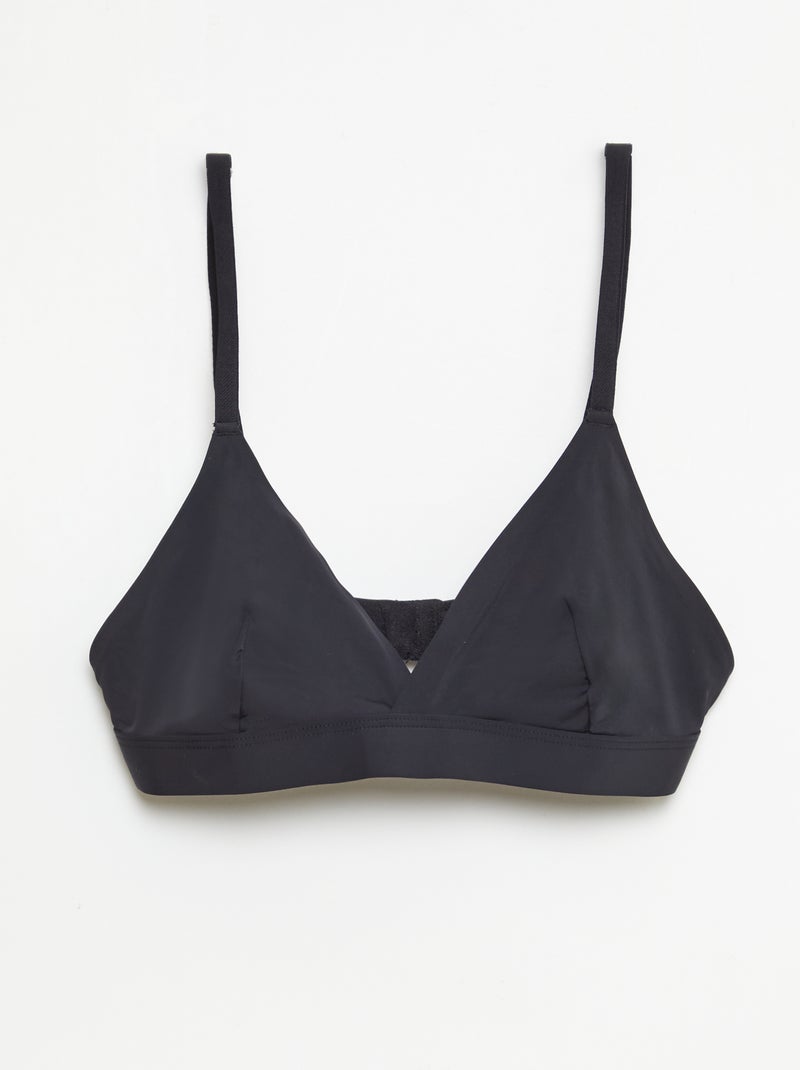 Set di 2 reggiseni a triangolo in microfibra Beige - Kiabi