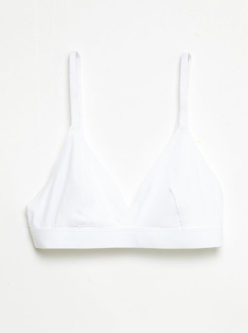 Set di 2 reggiseni a triangolo in microfibra - Kiabi