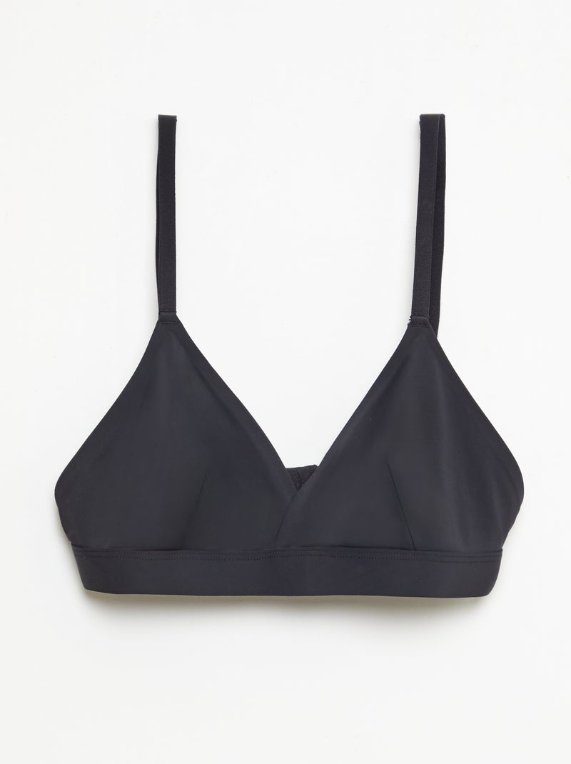 Set di 2 reggiseni a triangolo in microfibra Bianco - Kiabi