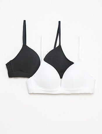 Set di 2 reggiseni in cotone