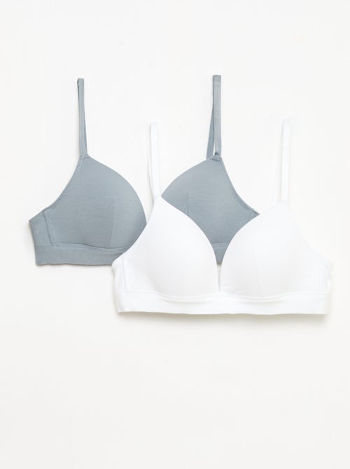 Set di 2 reggiseni in cotone - Kiabi