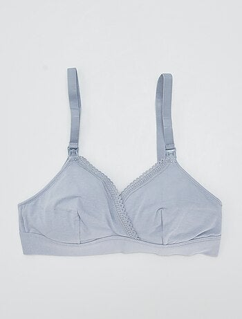 Set di 2 reggiseni per l'allattamento in cotone