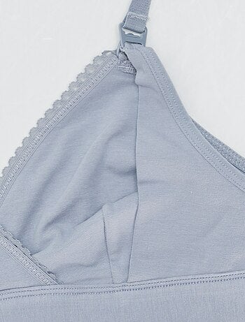 Set di 2 reggiseni per l'allattamento in cotone