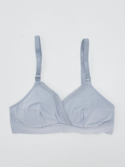 Set di 2 reggiseni per l'allattamento in cotone - Kiabi