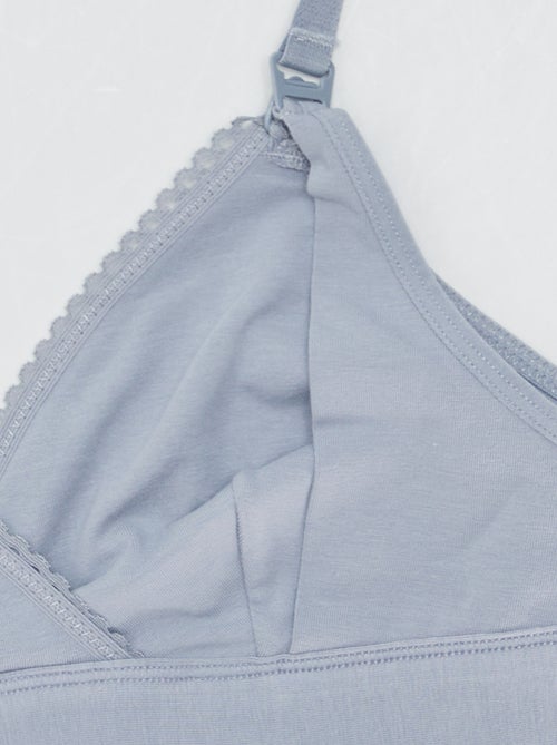 Set di 2 reggiseni per l'allattamento in cotone - Kiabi