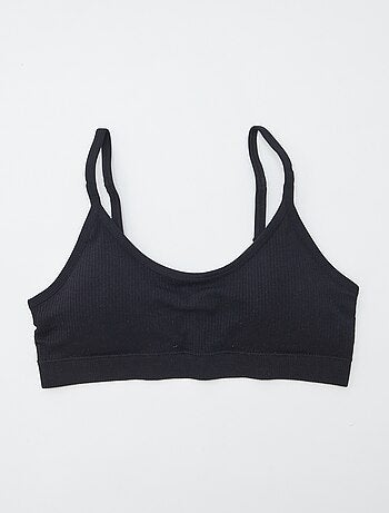Set di 2 reggiseni sportivi a coste