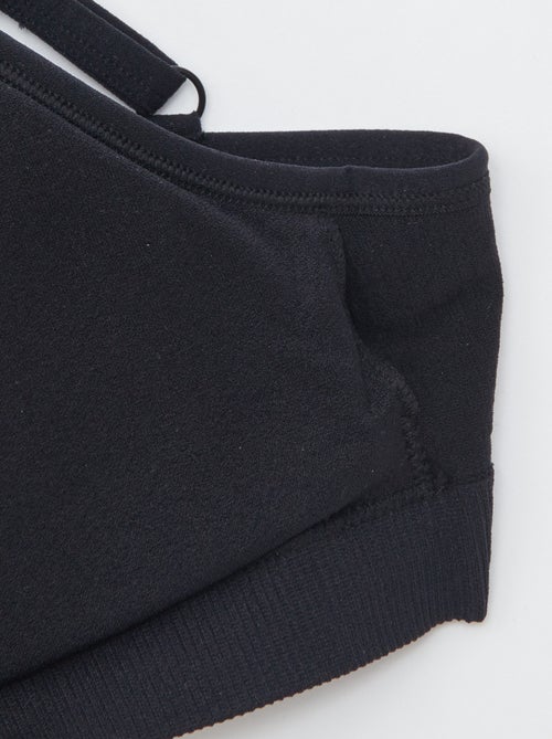 Set di 2 reggiseni sportivi a coste - Kiabi