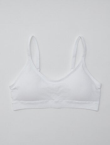 Set di 2 reggiseni sportivi a coste