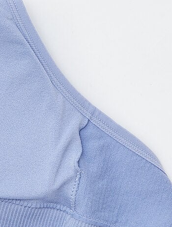 Set di 2 reggiseni sportivi a coste
