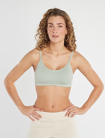 Set di 2 reggiseni sportivi a coste