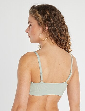 Set di 2 reggiseni sportivi a coste