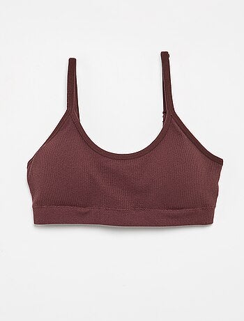 Set di 2 reggiseni sportivi a coste