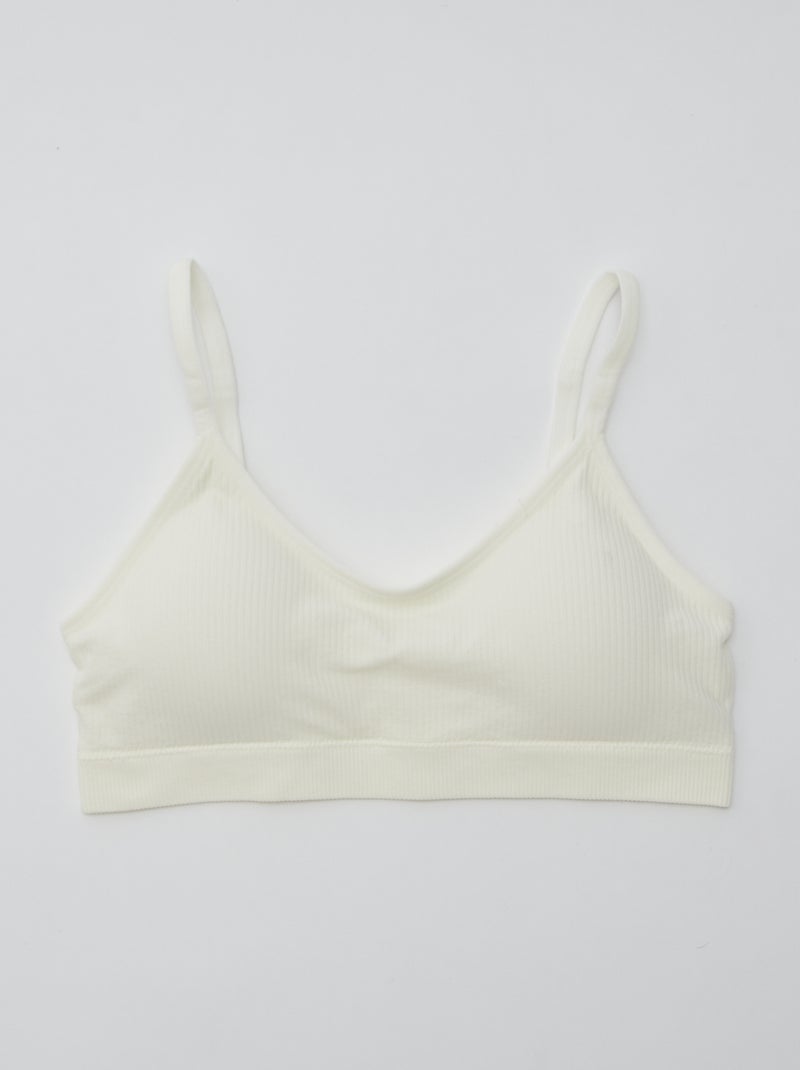 Set di 2 reggiseni sportivi a coste ROSA - Kiabi