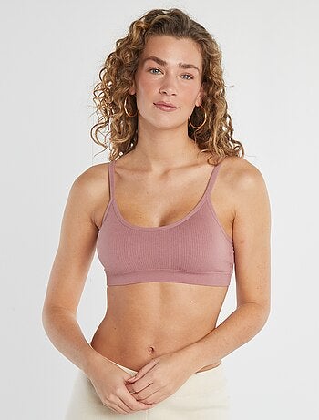 Set di 2 reggiseni sportivi a coste