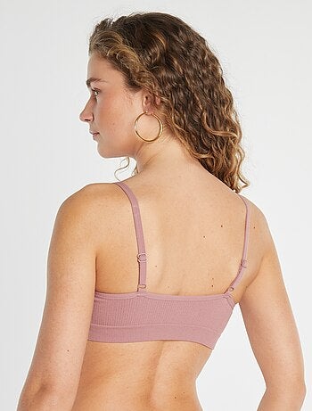 Set di 2 reggiseni sportivi a coste