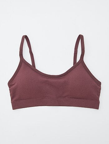 Set di 2 reggiseni sportivi a coste