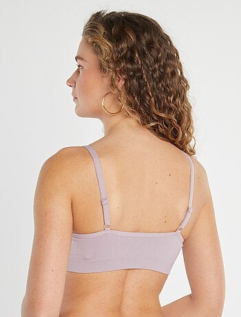 Set di 2 reggiseni sportivi a coste
