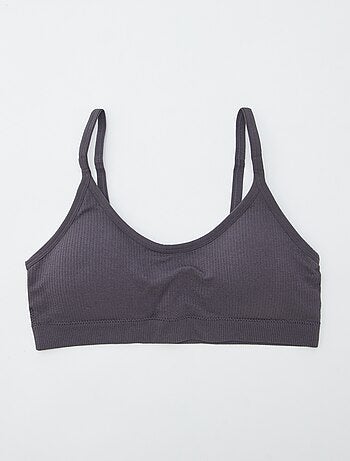 Set di 2 reggiseni sportivi a coste