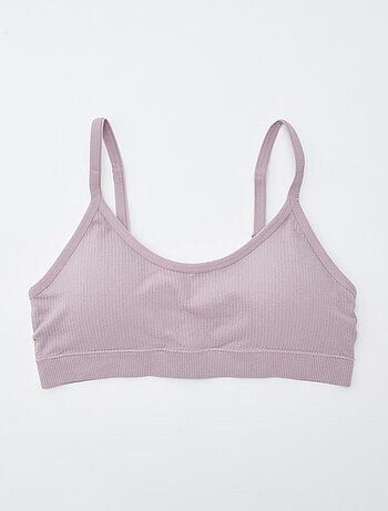 Set di 2 reggiseni sportivi a coste