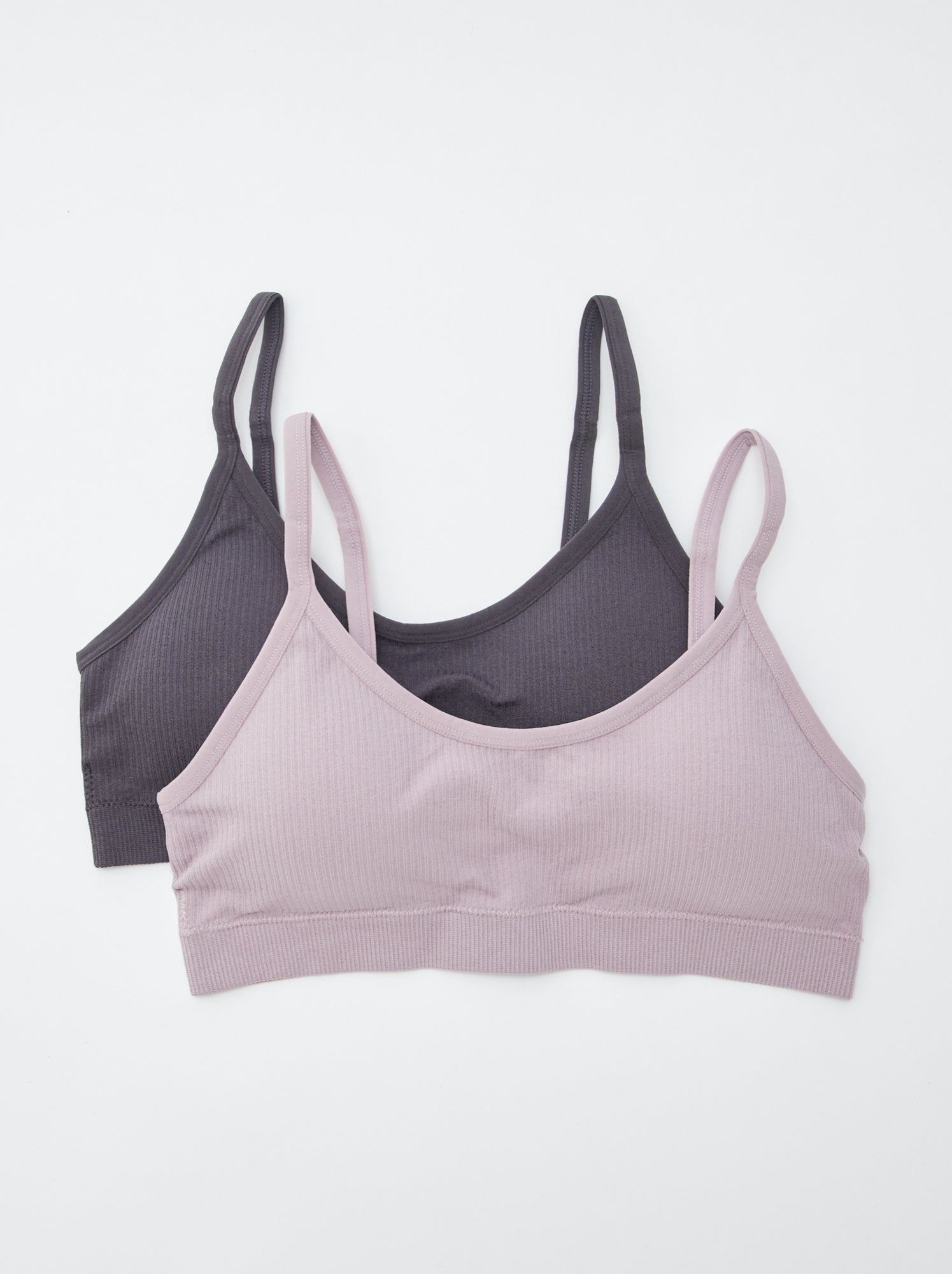 2 Reggiseni Sportivi Per Ragazze JYCY - Top Allenamento Con Pettorina Fissa, Confezione Multipla
