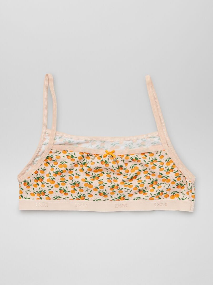 Set di 2 reggiseni sportivi BEIGE - Kiabi