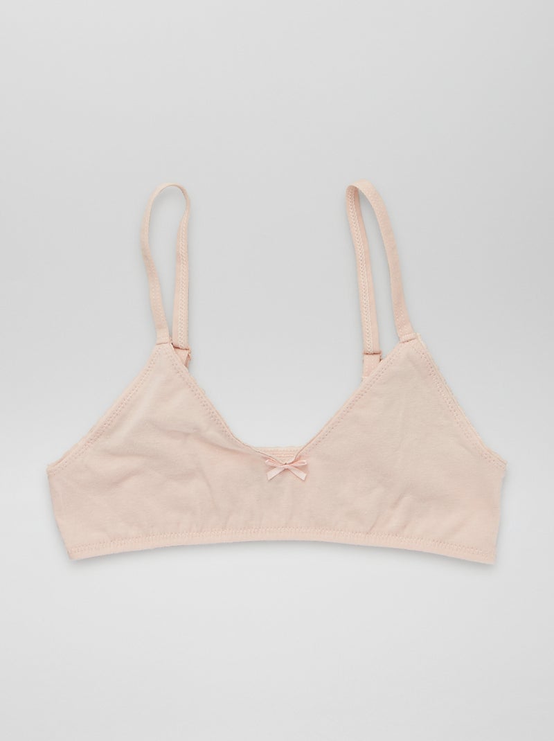 JYCY 4 Reggiseni Sportivi Per Ragazze - Primo Reggiseno Taglia Unica Con Imbottitura Fissa - 4