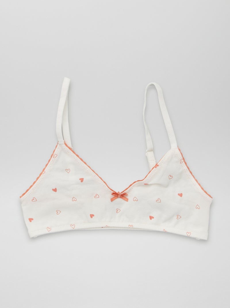 Set di 2 reggiseni sportivi BIANCO - Kiabi