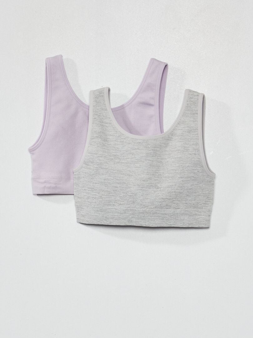 Reggiseni Sportivi Bambina Set 5 Pezzi - Cotone Confortevole Con Strass, Senza Ferretto - Foto 4