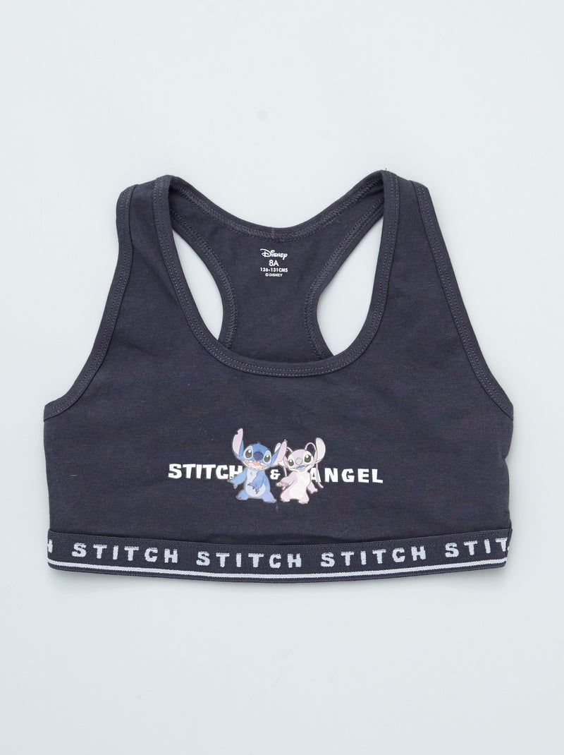 Set di 2 reggiseni sportivi 'Lilo e Stitch' GRIGIO - Kiabi