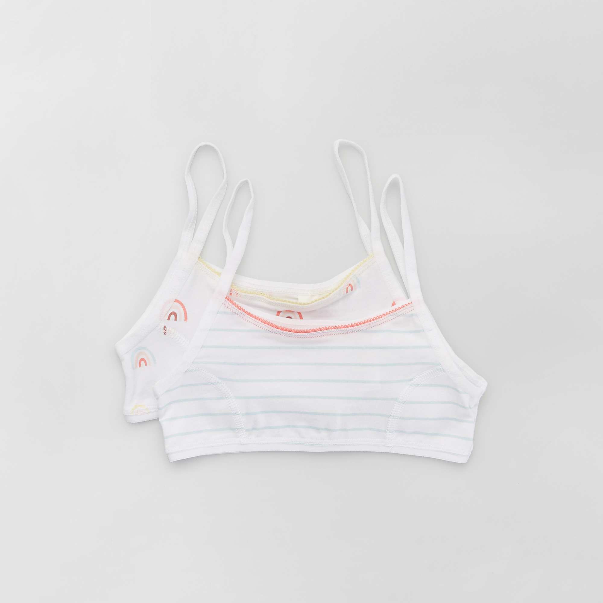 Reggiseni Sportivi Cotone Domee Per Bambine 6-12 Anni - Confezione Da 4 Pezzi Senza Ferretto - Foto 10