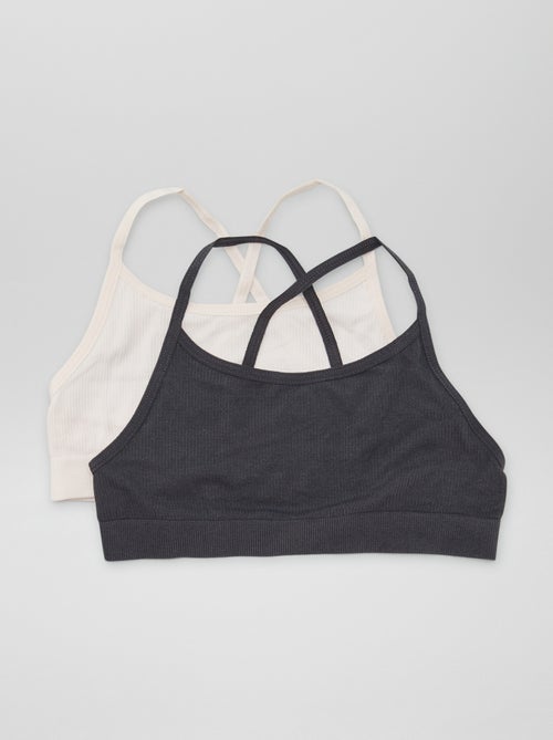 Set di 2 reggiseni sportivi - Kiabi