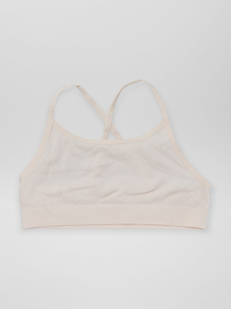 Set di 2 reggiseni sportivi ROSA - Kiabi