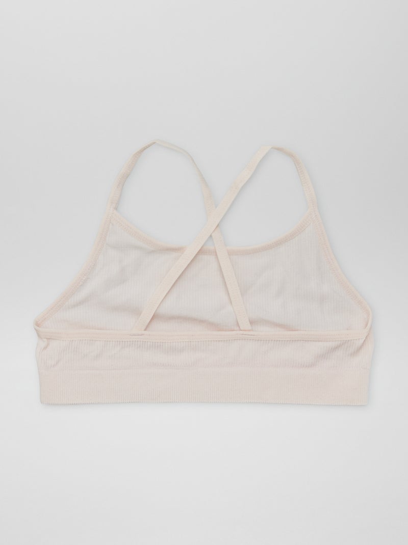 Set di 2 reggiseni sportivi ROSA - Kiabi