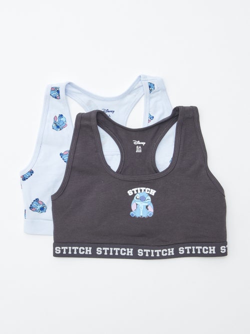 Set di 2 reggiseni sportivi 'Stitch' - Kiabi