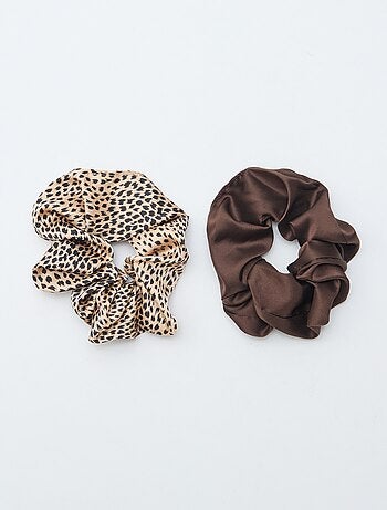 Set di 2 scrunchies satinati