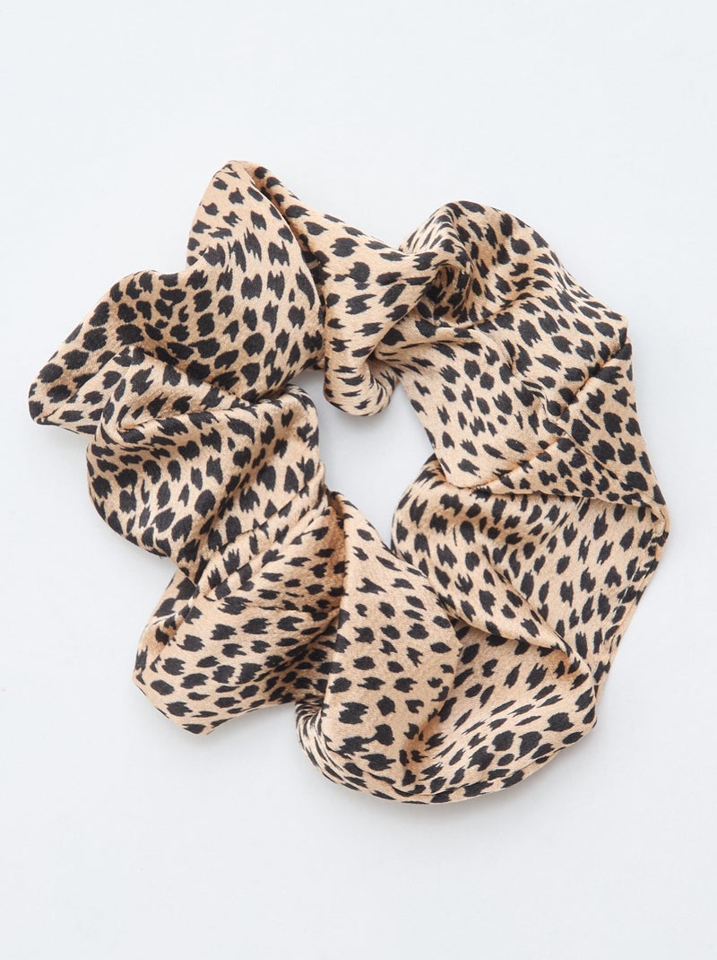 Set di 2 scrunchies satinati Marrone - Kiabi