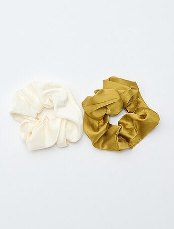 Set di 2 scrunchies satinati