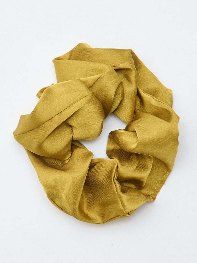 Set di 2 scrunchies satinati Verde - Kiabi