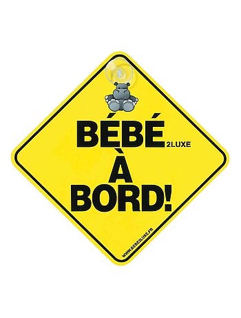 Set di 2 Segnali "Bebè a Bordo" con Ventosa